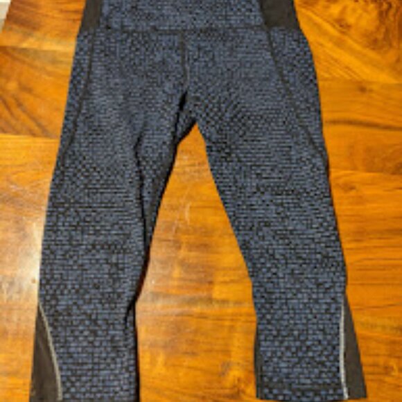 Lululemon - Pace Rival Crop Active Leggings W6ABPS | Size 6 | Teal Alberta - Picture 12 of 15